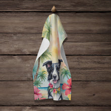 Load image into Gallery viewer, Border Collie Luau Kitchen Towel