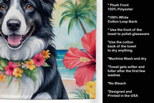 Load image into Gallery viewer, Border Collie Luau Kitchen Towel