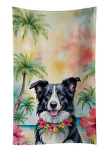 Load image into Gallery viewer, Border Collie Luau Kitchen Towel
