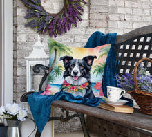 Load image into Gallery viewer, Border Collie Luau Throw Pillow