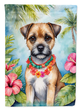 Load image into Gallery viewer, Border Terrier Luau House Flag