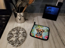 Load image into Gallery viewer, Border Terrier Luau Pot Holders - Set of 2 Decorative Kitchen Helpers | Made in the USA