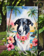 Load image into Gallery viewer, Borzoi Luau Garden Flag – Tropical Dog Decor with Hibiscus &amp; Palm Leaves