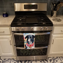 Load image into Gallery viewer, Borzoi Luau Kitchen Towel
