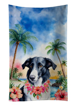 Load image into Gallery viewer, Borzoi Luau Kitchen Towel