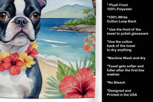 Load image into Gallery viewer, Boston Terrier Luau Kitchen Towel
