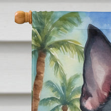 Load image into Gallery viewer, Boston Terrier Luau House Flag