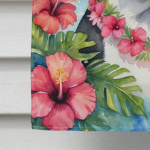 Load image into Gallery viewer, Boston Terrier Luau House Flag
