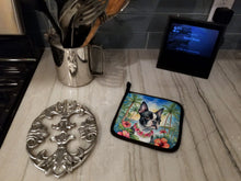 Load image into Gallery viewer, Boston Terrier Luau Pot Holders - Set of 2 Decorative Kitchen Helpers | Made in the USA