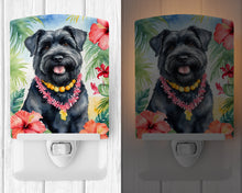 Load image into Gallery viewer, Bouvier des Flandres Luau Ceramic Night Light