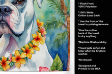 Load image into Gallery viewer, White Boxer Luau Kitchen Towel