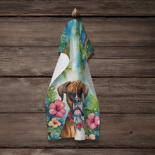 Load image into Gallery viewer, Boxer Luau Kitchen Towel