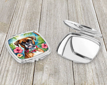 Load image into Gallery viewer, Boxer Luau Compact Mirror – Stylish Purse Mirror with Artistic Covers