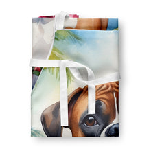 Load image into Gallery viewer, Boxer Luau Apron – Artist-Designed Kitchen, BBQ &amp; Craft Apron