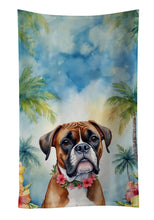 Load image into Gallery viewer, Boxer Luau Kitchen Towel