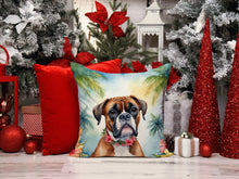 Load image into Gallery viewer, Boxer Luau Throw Pillow - 14x14 Decorative Pillow – Art for Your Home &amp; Patio