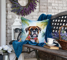 Load image into Gallery viewer, Boxer Luau Throw Pillow