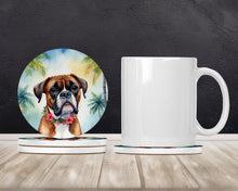 Load image into Gallery viewer, Boxer Luau Large Sandstone Coasters Pack of 4