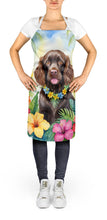 Load image into Gallery viewer, Boykin Spaniel Luau Apron – Artist-Designed Kitchen, BBQ &amp; Craft Apron