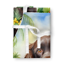 Load image into Gallery viewer, Boykin Spaniel Luau Apron – Artist-Designed Kitchen, BBQ &amp; Craft Apron