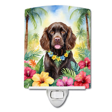 Load image into Gallery viewer, Boykin Spaniel Luau Ceramic Night Light