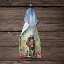 Load image into Gallery viewer, Boykin Spaniel Luau Kitchen Towel