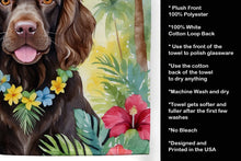 Load image into Gallery viewer, Boykin Spaniel Luau Kitchen Towel