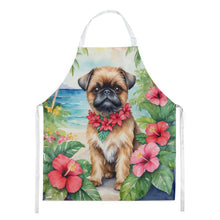 Load image into Gallery viewer, Brussels Griffon Luau Apron – Artist-Designed Kitchen, BBQ &amp; Craft Apron