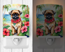 Load image into Gallery viewer, Brussels Griffon Luau Ceramic Night Light