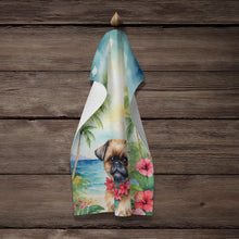 Load image into Gallery viewer, Brussels Griffon Luau Kitchen Towel