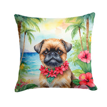 Load image into Gallery viewer, Brussels Griffon Luau Throw Pillow