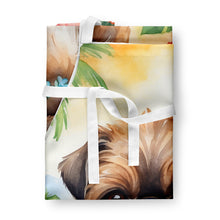 Load image into Gallery viewer, Brussels Griffon Luau Apron – Artist-Designed Kitchen, BBQ &amp; Craft Apron