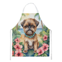 Load image into Gallery viewer, Brussels Griffon Luau Apron – Artist-Designed Kitchen, BBQ &amp; Craft Apron