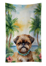 Load image into Gallery viewer, Brussels Griffon Luau Kitchen Towel