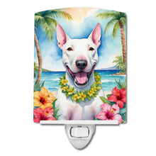 Load image into Gallery viewer, Bull Terrier Luau Ceramic Night Light
