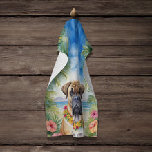 Load image into Gallery viewer, Bullmastiff Luau Kitchen Towel