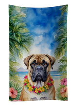 Load image into Gallery viewer, Bullmastiff Luau Kitchen Towel