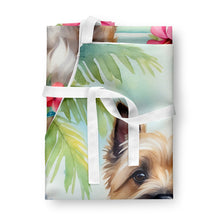 Load image into Gallery viewer, Cairn Terrier Luau Apron – Artist-Designed Kitchen, BBQ &amp; Craft Apron