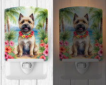 Load image into Gallery viewer, Cairn Terrier Luau Ceramic Night Light