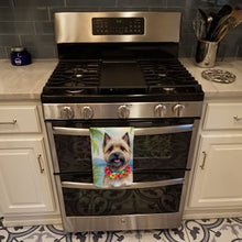 Load image into Gallery viewer, Cairn Terrier Luau Kitchen Towel