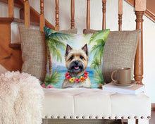 Load image into Gallery viewer, Cairn Terrier Luau Throw Pillow - 14x14 Decorative Pillow – Art for Your Home &amp; Patio