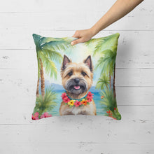 Load image into Gallery viewer, Cairn Terrier Luau Throw Pillow