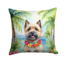 Load image into Gallery viewer, Cairn Terrier Luau Throw Pillow