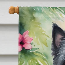 Load image into Gallery viewer, Cairn Terrier Luau House Flag