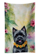 Load image into Gallery viewer, Cairn Terrier Luau Kitchen Towel