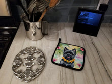 Load image into Gallery viewer, Cairn Terrier Luau Pot Holders - Set of 2 Decorative Kitchen Helpers | Made in the USA