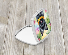 Load image into Gallery viewer, Cairn Terrier Luau Compact Mirror – Stylish Purse Mirror with Artistic Covers