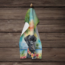 Load image into Gallery viewer, Cane Corso Luau Kitchen Towel
