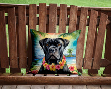 Load image into Gallery viewer, Cane Corso Luau Throw Pillow - 14x14 Decorative Pillow – Art for Your Home &amp; Patio