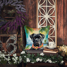 Load image into Gallery viewer, Cane Corso Luau Throw Pillow - 14x14 Decorative Pillow – Art for Your Home &amp; Patio